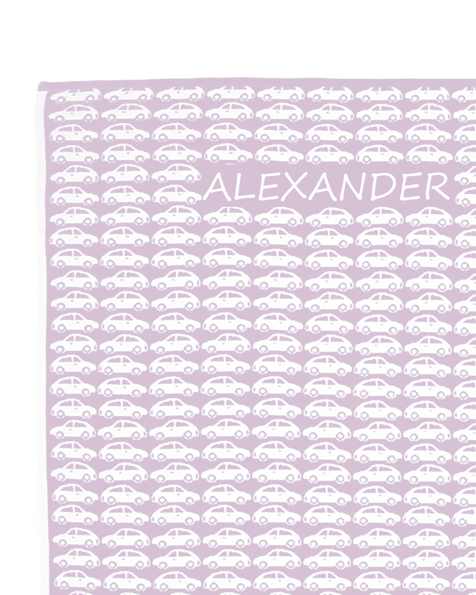 Newborn Namnfilt - Little Cars