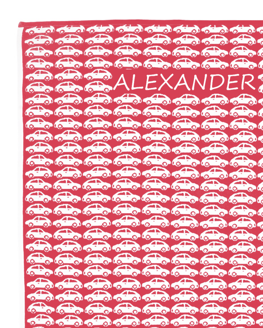 Newborn Namnfilt - Little Cars