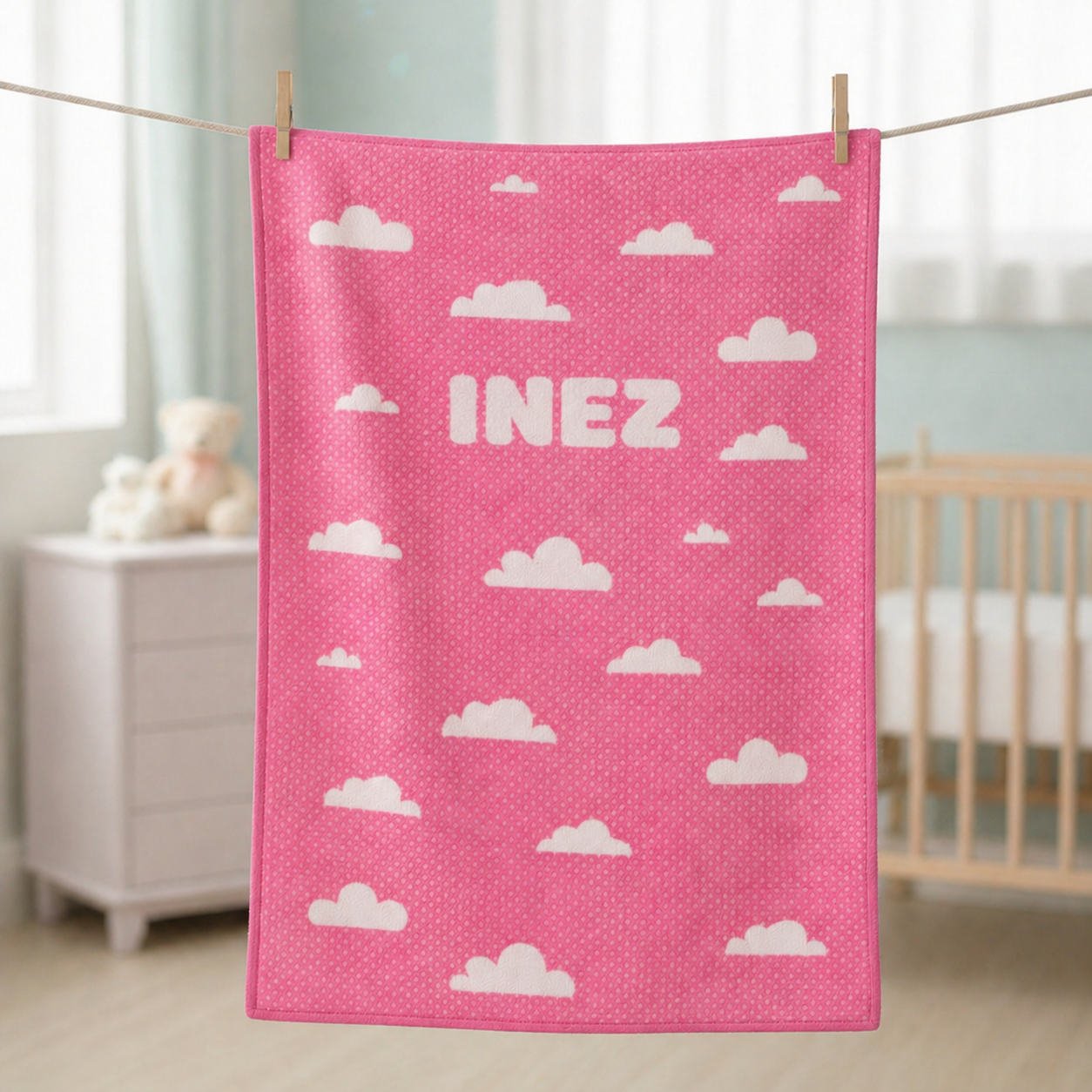 Newborn Namnfilt - Up in the clouds