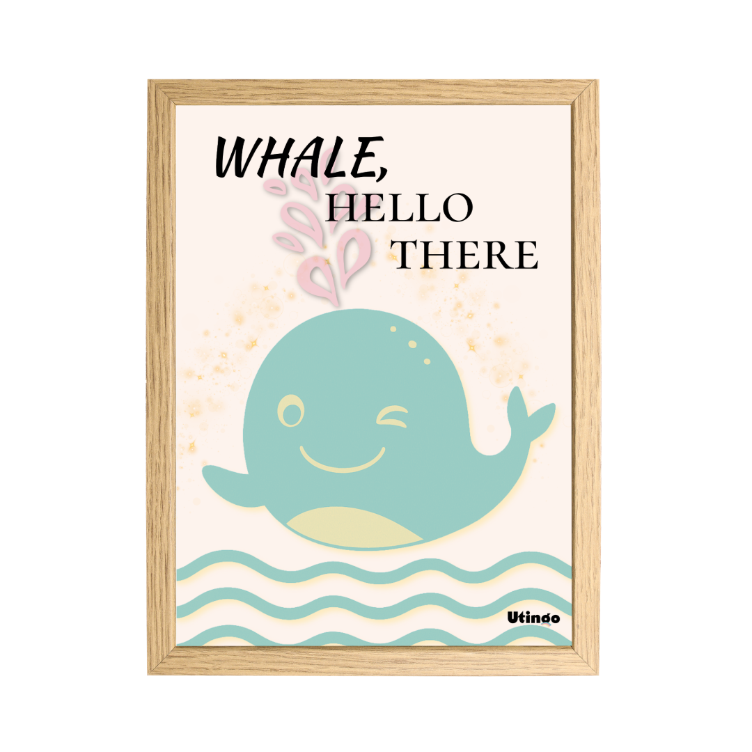 Poster - Whale Hello
