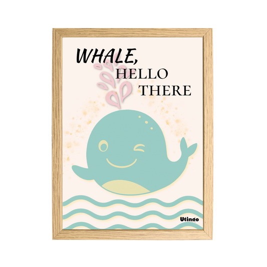 Poster - Whale Hello