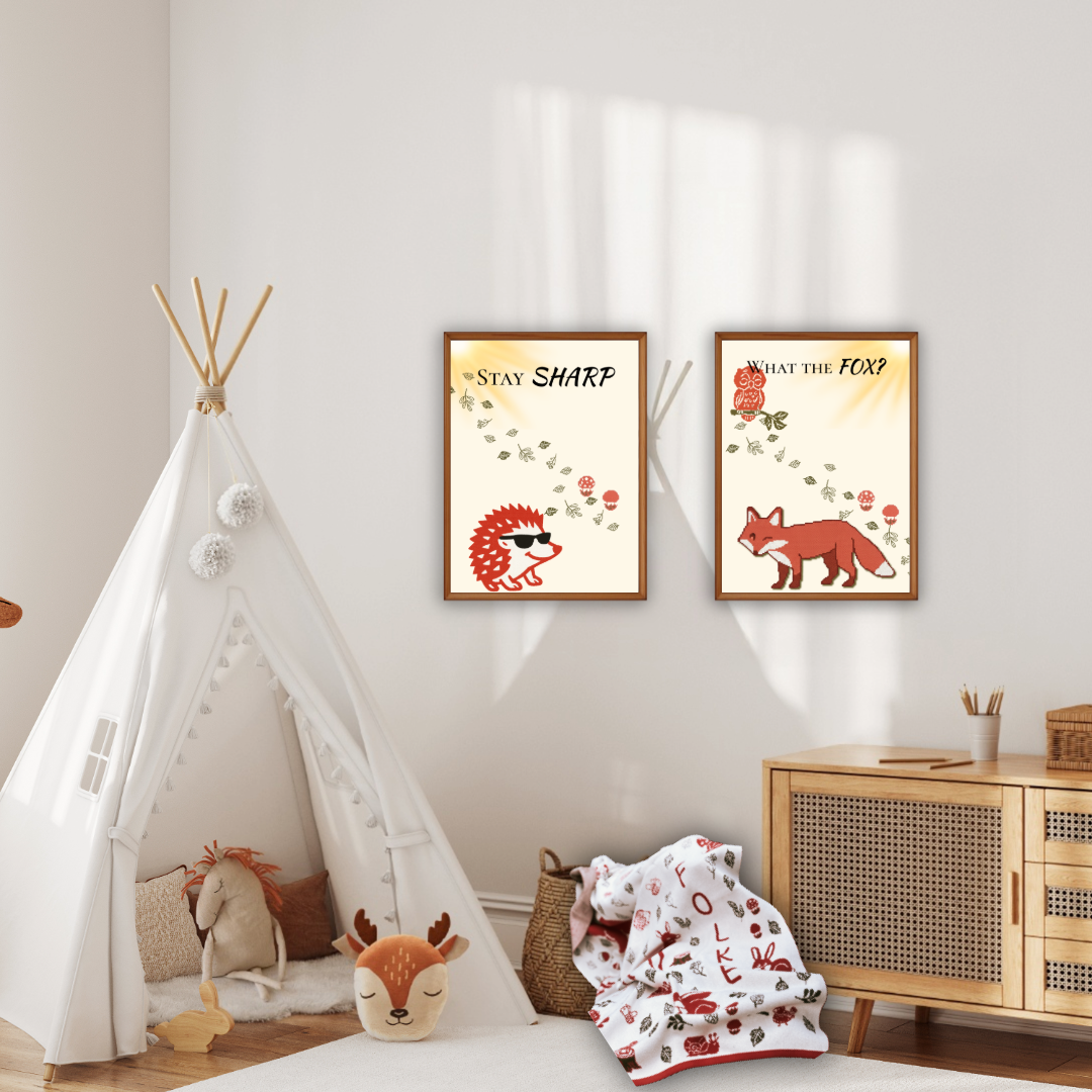 Ta med skogen in i barnummet och pryd barnens väggar