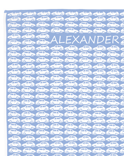 Newborn Namnfilt - Little Cars