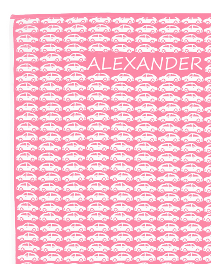 Newborn Namnfilt - Little Cars