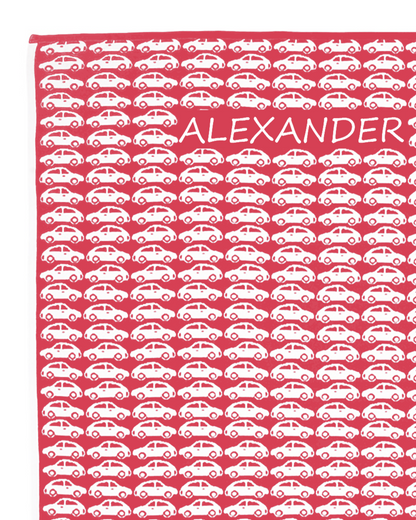 Newborn Namnfilt - Little Cars